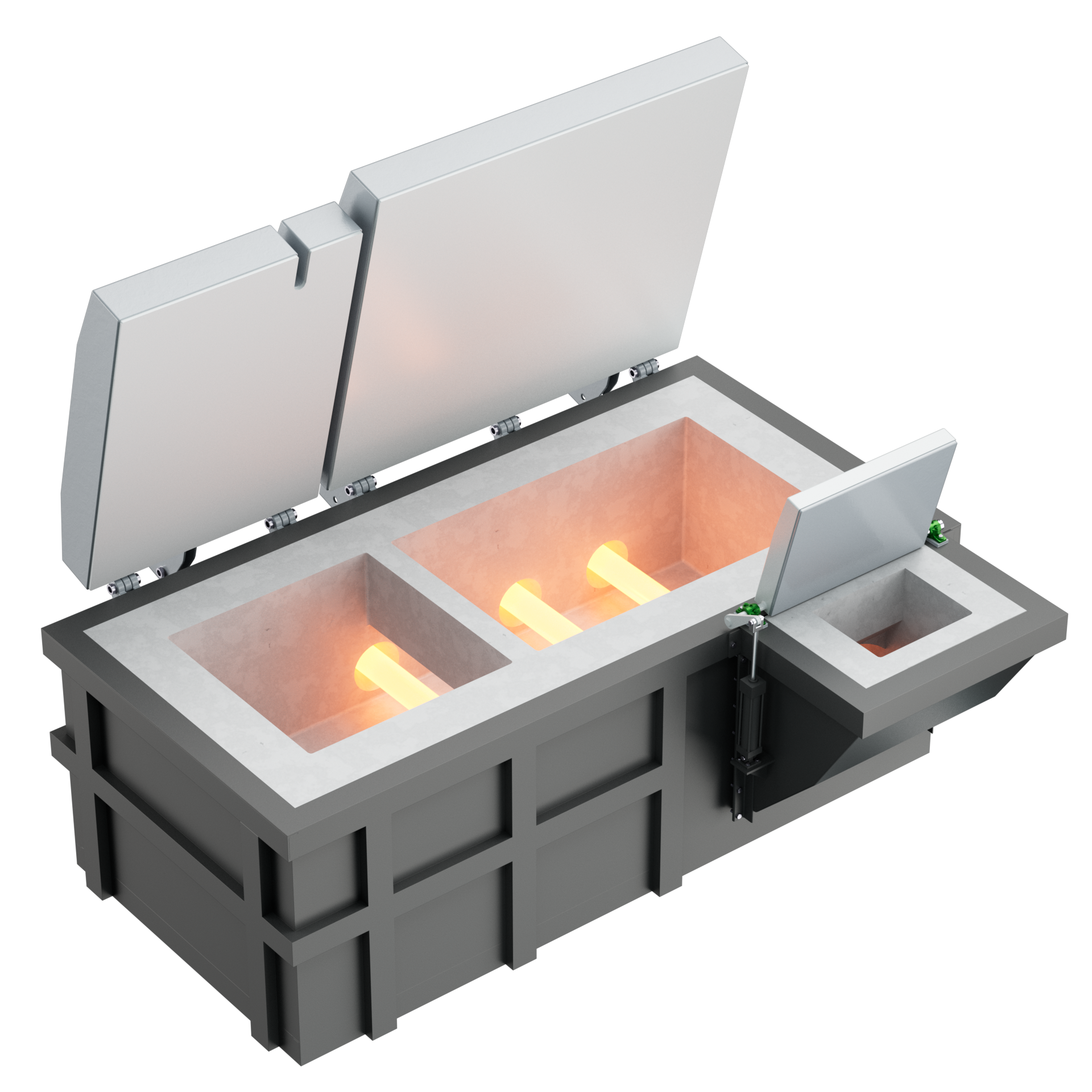 immersion furnace for alloy melting