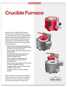 Crucible Furnace Brochure