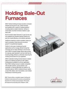 Holding Bale-Out Furnaces