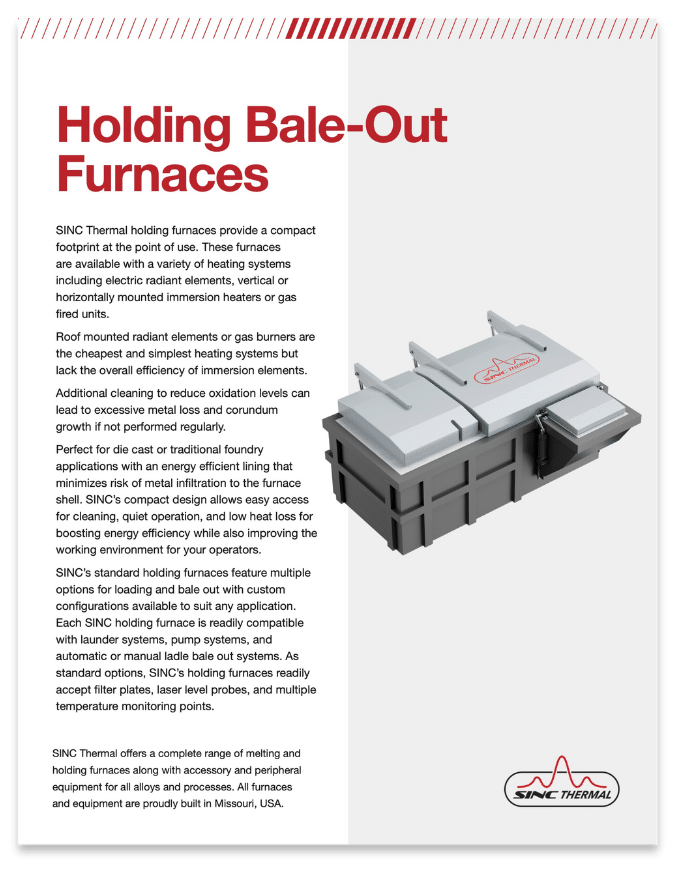 Holding Bale-Out Furnace
