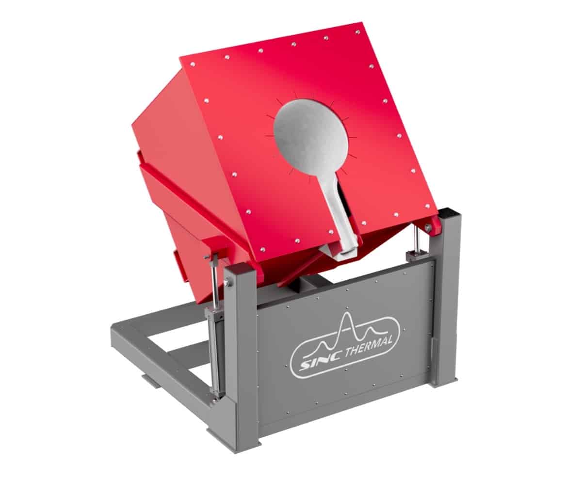 tilting crucible